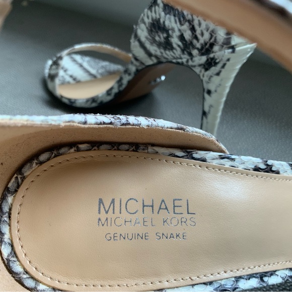 Michael kors genuine snake skin sandal - Picture 6 of 7